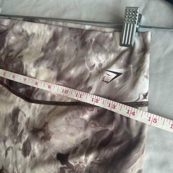 Gymshark Elevate Leggings size XL Cement Brown Spray Dye - Picture 10 of 11